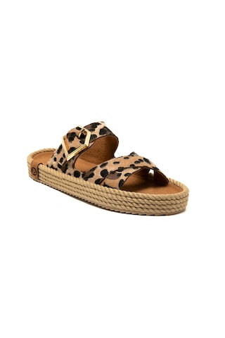 Sev12-leo Bohonomad Sevilla Kadın Terlik Leopar Leopar