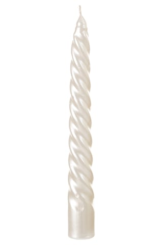Mudo Home 2li Burgulu Şamdan Mum Sedef 18cm 419650