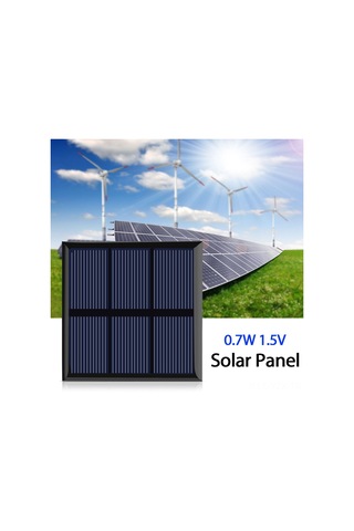 Yaozixa 1.5v 0.7w Güneş Paneli, 70x70mm, 1.2v Pil Şarj Edici, Dıy Uygulamalar İçin, Yüksek Verimlilik, Esnek Kablolu