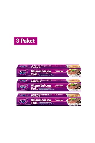 Alüminyum Folyo 15 Mt Üçlü Set