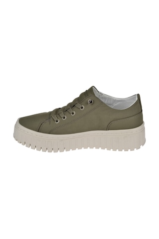 Gamelu Kalın Taban Kadın Spor Ayakkabı Sneaker Ek-canvas-z Haki