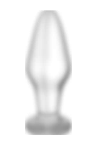 Zaga Oyun 10 cm Pürüzsüz Cam Anal Tıkaç