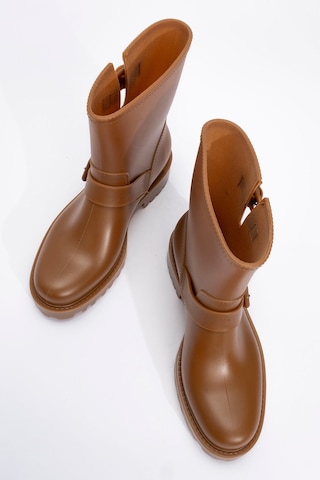 Luvishoes Luvi Shoes Zone Taba Kadın Yağmur Botu Taba