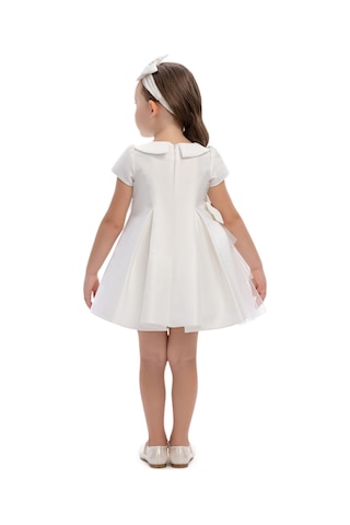 Pamina Kids Kız Bebek Fiyonk Detaylı Ve Saç Bandılı Doğum Günü - Partielbisesi 6-24 Ay 36169pr-ekru-2434 Ekru
