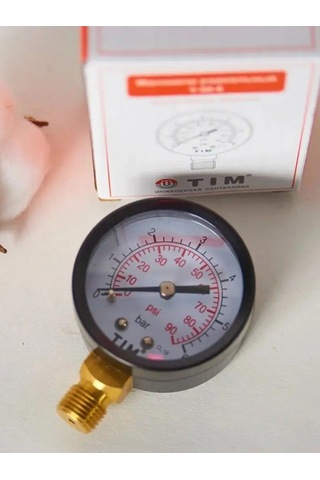 Tım Dikey Basınç Ölçer Manometrethreads'li Basınç Ölçümü İçin Radial 165632718
