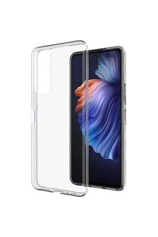 Newface Tecno Camon 18 Kılıf Lüx Semeglbl - 43 Şeffaf Silikon