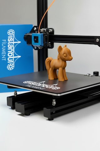 İstanbul Filament 3d Baskı Pla Filament Sütlü Kahve Renk 1 Kg Ø 1,75mm 0,05 Mm Bambu Lab Uyumlu 1.75mm