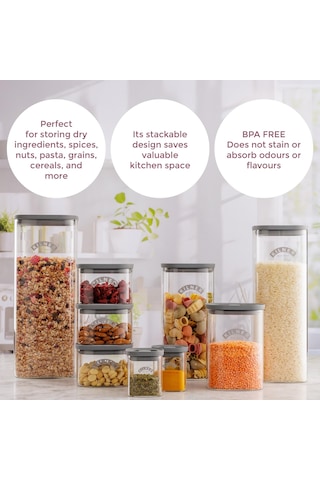 Kilner Borosilikat Cam Kapaklı Saklama Kabı, 1,5 L, Hava Geçirmez