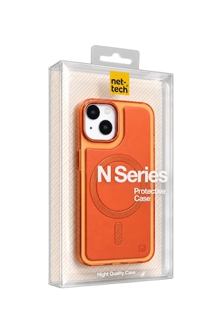 Nettech Apple İphone 13 Uyumlu Nt-n120 Deri Arka Koruma Kılıf - Siyah