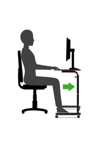 Yükseklik Ayarlı Laptop Sehpası Ve Çalışma Masası - Çam A2 Çam