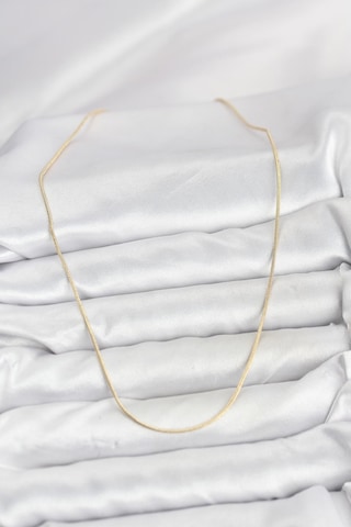 Cm 14k Gold Renk Yılan Zincir Model Kadın Kolye - Lisinya Çok Renkli