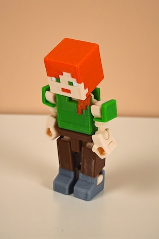 Minecraft Alex - Oynar Eklemli Oyuncak Figür
