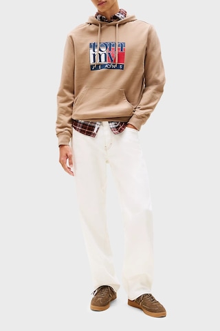 Tommy Jeans Erkek Sweat Dm0dm22092 Afe Bej Bej