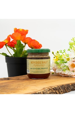 Köyceğiz Balı Arı Sütü Bal Propolis Karışımı Cam Kavanoz 250 G