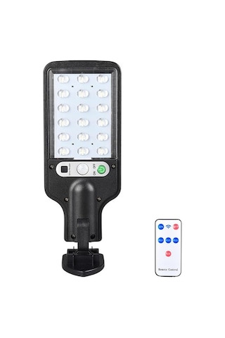Cbtx 616 Hareket Sensörlü Güneş Enerjili Dış Mekan Bahçe Duvarı Lambası, Uzaktan Kumandalı - 18 Led Diğer