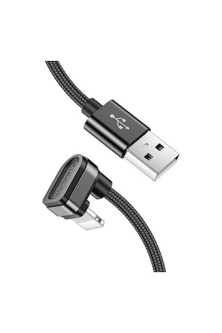 Kuulaa U Şekli Apple Uyumlu iPhone Oyuncu Şarj Ve Veri Kablosu 2 Metre 2.4a 180 Dirsek Tasarım Mh-hs2061-4111