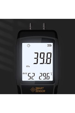 Smart Sensor As511b Dijital Fark Basınç Manometresi 29.9 Psı Diferansiyel Basınç Ölçümü