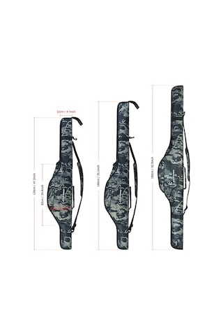 Pazly Katlanabilir Nylon Olta Çantası - Seyahat İçin Hafif & Pratik Taşıma, 3 Boyutlu Seçenek