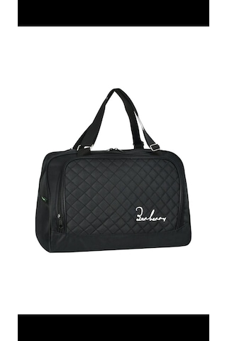 Askılıklı Spor El Valizi Orta Boy Su Geçirmez El Çantası Sıyah Çok Renkli