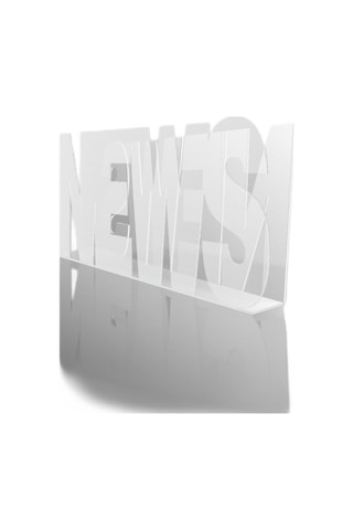News Yazılı 40X25 CM Dergilik Broşürlük İnsörtlük Gazetelik Şeffaf