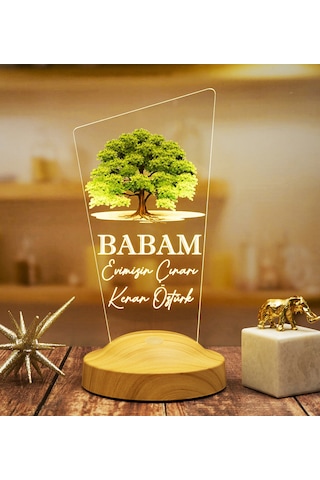 Babaya Hediye, Babalar Günü Hediyesi, Babama Hediye, Gece Lambası (545778155)