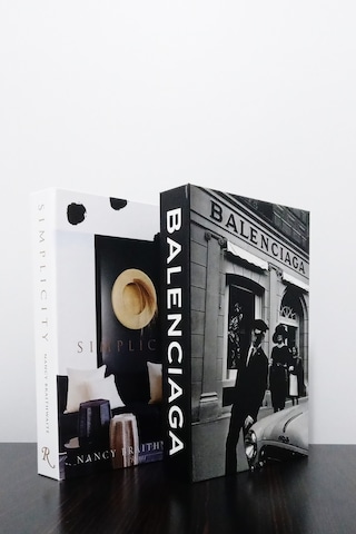 2'li Dekoratif Kitap Kutu Görünümlü Simplecity & Balenciaga Temalı