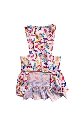 Gedyco Candy Fırfırlı Salopet Küçük Irk Köpek Elbisesi