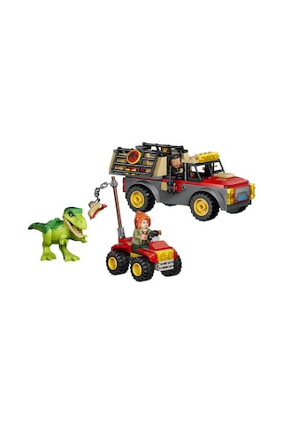 LEGO® Jurassic World Genç T. rex Taşıma Kamyonu 77978 - 4 Yaş Üzeri Çocuklar için Minifigür İçeren Oyuncak Yapım Seti (115 Parça)