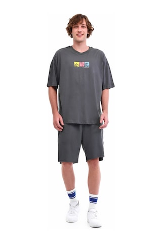 Kinetix Ml Luela 11hs102 5fx Gri Erkek Kısa Kol T-shirt Gri