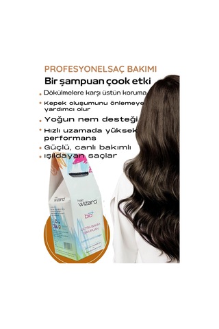 Valentines Professional Hair Wizard Yeni Nesil Saç Bakım Şampuanı 500 ML