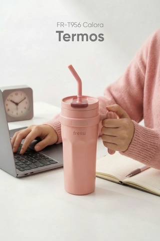 Fressi Calora Termos Paslanmaz Çelik 950 Ml Fr-t956 Pembe
