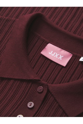 Jack & Jones Kadin Polo Triko - Hadley - 12280289 Cabernet
