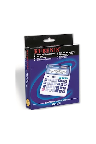 Rubenis SB-1205 Masaüstü 12 Hane Hesap Makinesi