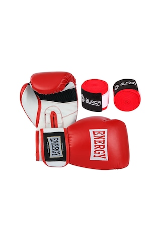 Busso Energy Force II Boks Eldiveni + Bandaj