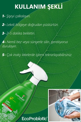 Organik Çok Yönlü Leke Çıkarıcı - 500 Ml Sprey