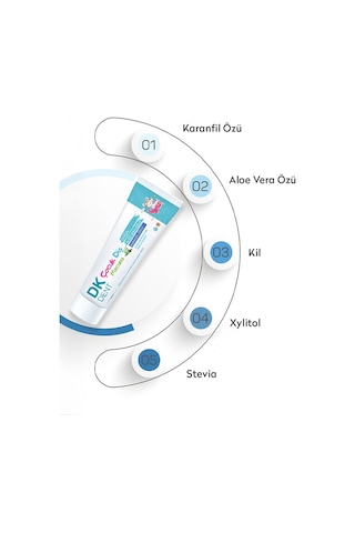 Dkdent Karanfil Özlü Çocuk Diş Macunu 50 Ml X 2 Adet Çürük Önleyici