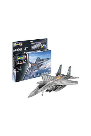 Revell Maket Askeri Uçak 1:72 Ölçek  F-15E Strike Eagle Boyalı Set N:63841