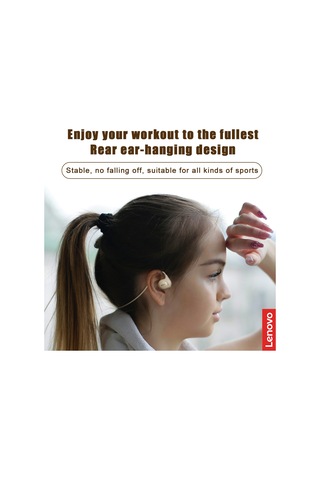 Qingmipy Lenovo Thinkplus Xt95 Beyaz Kulak İçi Kulaklıklar - Bt 5.3, 5 Saat Kullanım Süresi, 16mm Hoparlör, Geri Asılı Kullanim Şekli