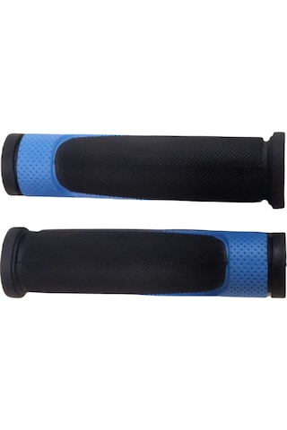 KNT 2 Renkli Bisiklet Elciği Pvc Silikon Mavi Siyah Renk 125 mm Mavi - Siyah