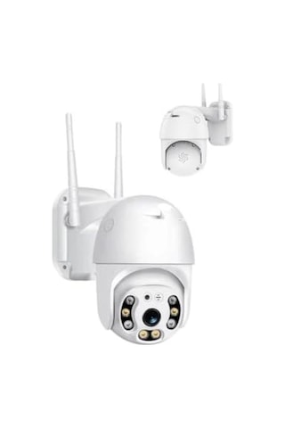 Torima Cmr-12 Beyaz 360 Görüş Hareketli Wi-fi Akıllı Ip Güvenlik Kamerası Dış Mekan Kamerası