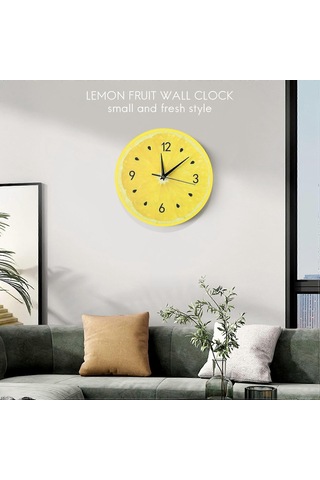 Tropikal Meyve Duvar Saati 12 İnç B Diğer