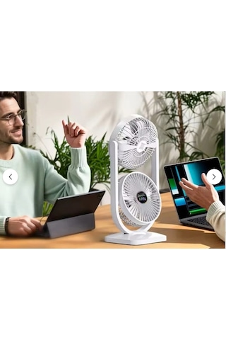 S30 2'si1 Arada Çift Başlı Fan İç Ve Dış Mekan İçin İdeal Ayrı Yukarı Aşağı Kontrol