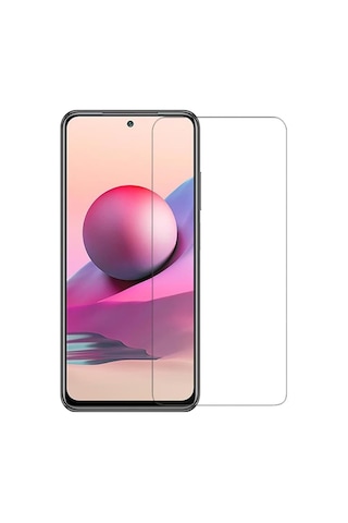 Xiaomi Redmi Note 10S Kırılmaz Ekran Koruyucu Temperli Cam (498115499)
