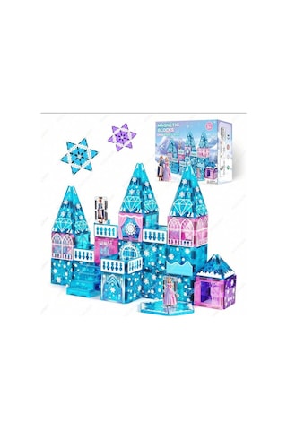 48 Parça Prens Frozen Serisi Manyetik Fayanslar
