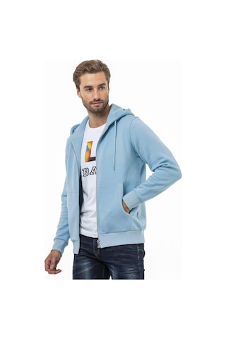 Cipo & Baxx Cl556 Erkek Basic Zip Sweatshirt 001