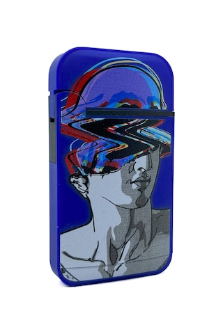 Zengaz Cool Tasarım Jet Alev Çakmak - Mind Crash Lacivert