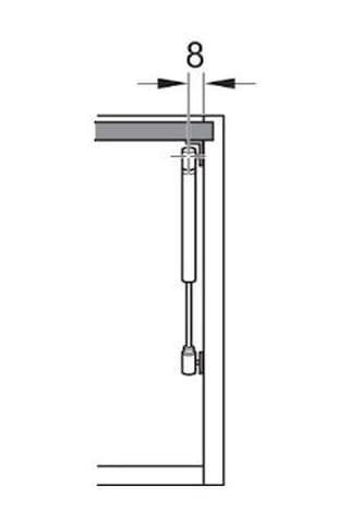 Hafele Notus Gazlı Piston 120N