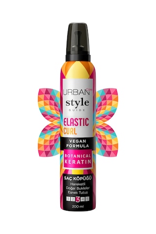 Urban Care Style Guide Vegan Elastic Curl Saç Köpüğü 200 ML