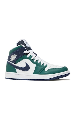 Nike Air Jordan 1 Mid Se Dseahawks W Siyah - Yeşil