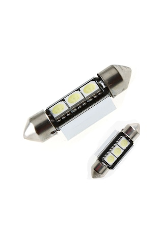 Singree 37mm 3x5050 Smd Led Canbus Beyaz Araç İçi Dome Ampul - Süper Parlak, Kolay Kurulum